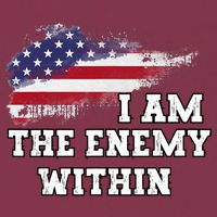 I Am The Enemy Within 16oz Travel Tumbler