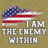 I Am The Enemy Within Garment-Dyed Women's Muscle Tee