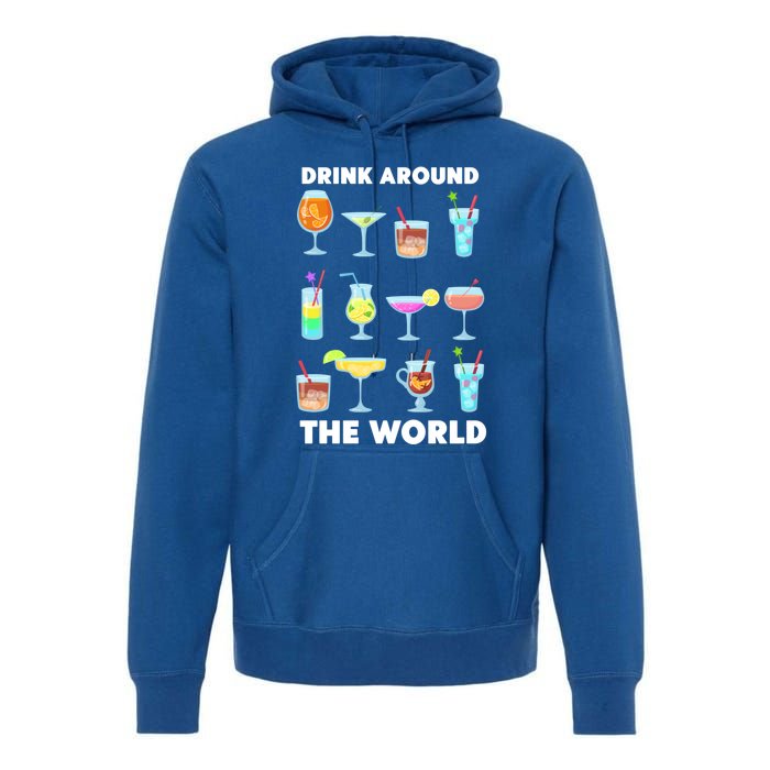 Ing Around The World Adult Vacation Showcase Gift Great Gift Premium Hoodie