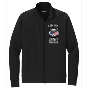 I Am The Enemy Within Kamala Harris 2024 Stretch Full-Zip Cadet Jacket