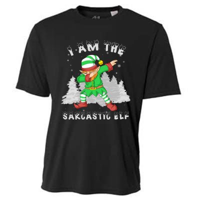 I Am The Sarcastic Elf Cooling Performance Crew T-Shirt