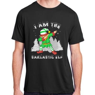 I Am The Sarcastic Elf Adult ChromaSoft Performance T-Shirt