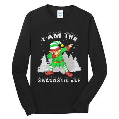 I Am The Sarcastic Elf Tall Long Sleeve T-Shirt