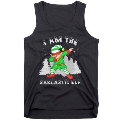 I Am The Sarcastic Elf Tank Top