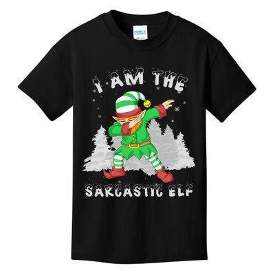 I Am The Sarcastic Elf Kids T-Shirt