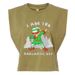 I Am The Sarcastic Elf Garment-Dyed Women's Muscle Tee