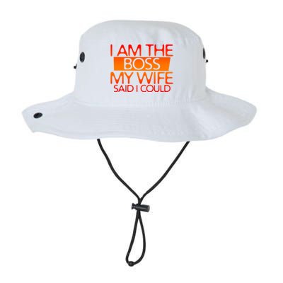 I Am The Boss Gift My Wife Said I Could Funny Gift Legacy Cool Fit Booney Bucket Hat