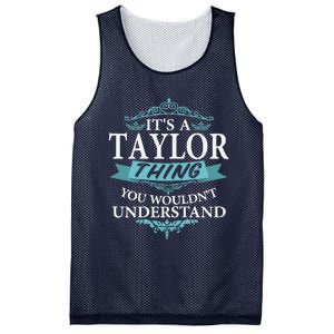 ItS A Taylor Thing You WouldnT Understand V4 Mesh Reversible Basketball Jersey Tank