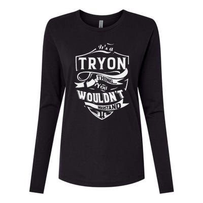 ItS A Tryon Thing Gifts Womens Cotton Relaxed Long Sleeve T-Shirt