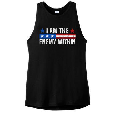 I Am The Enemy Within Outfit Ladies PosiCharge Tri-Blend Wicking Tank