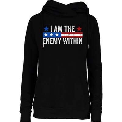 I Am The Enemy Within Outfit Womens Funnel Neck Pullover Hood