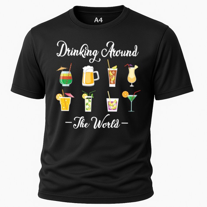 Ing Around The World Lovers Traveler Ing Gift Cooling Performance Crew T-Shirt
