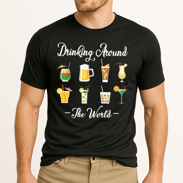 Ing Around The World Lovers Traveler Ing Gift Cooling Performance Crew T-Shirt