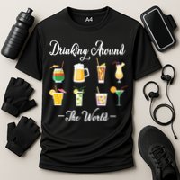 Ing Around The World Lovers Traveler Ing Gift Cooling Performance Crew T-Shirt