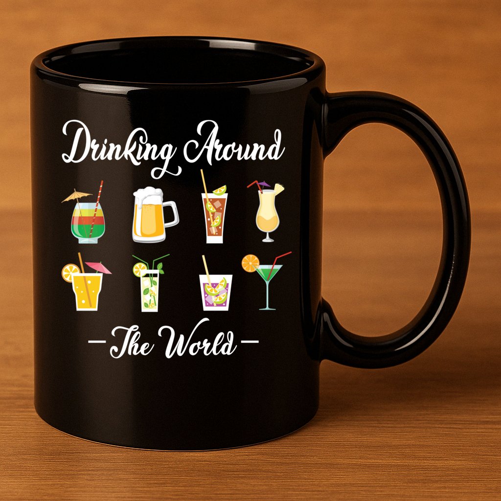Ing Around The World Lovers Traveler Ing Gift 11oz C Handle Ceramic Mug