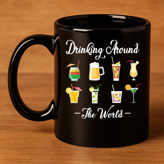 Ing Around The World Lovers Traveler Ing Gift 11oz C Handle Ceramic Mug