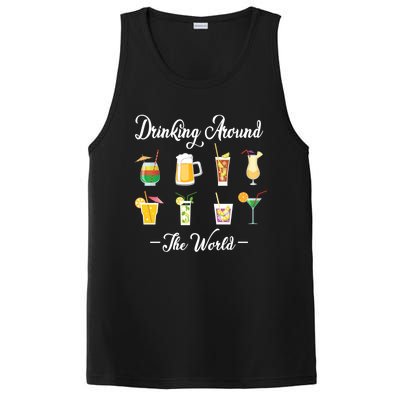 Ing Around The World Lovers Traveler Ing Gift PosiCharge Competitor Tank