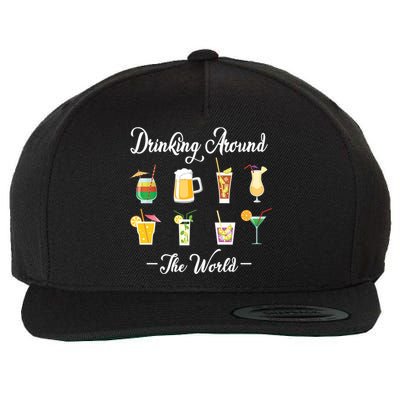 Ing Around The World Lovers Traveler Ing Gift Wool Snapback Cap