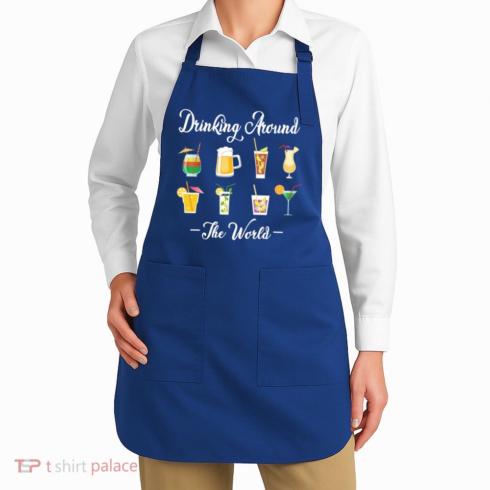 Ing Around The World Lovers Traveler Ing Gift Apron
