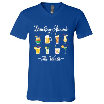 Ing Around The World Lovers Traveler Ing Gift V-Neck T-Shirt