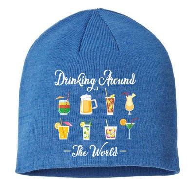 Ing Around The World Lovers Traveler Ing Gift Sustainable Beanie