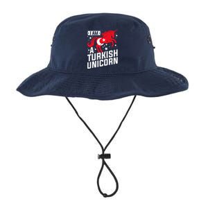 Iam A Turkish Unicorn Flag Design Tourist Souvenir Legacy Cool Fit Booney Bucket Hat