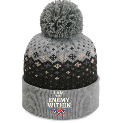 I Am The Enemy Within The Baniff Cuffed Pom Beanie