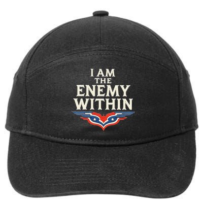 I Am The Enemy Within 7-Panel Snapback Hat