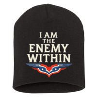 I Am The Enemy Within Short Acrylic Beanie