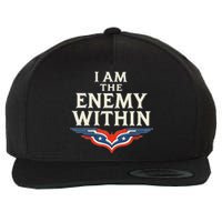 I Am The Enemy Within Wool Snapback Cap