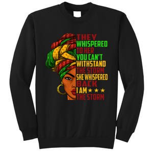 I am The Storm Wo Juneteenth Black History Month Sweatshirt