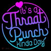 ItS A Throat Punch Kind Of Day Kids Hoodie