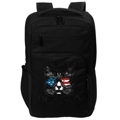 I Am The Enemy Within Cat Design Kamala Harris 2024 Merch Impact Tech Backpack