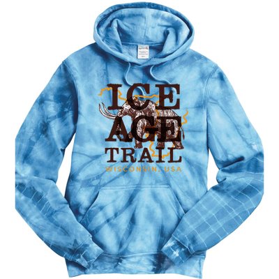 I.C.E A.G.E Trail Wisconsin Usa Tie Dye Hoodie