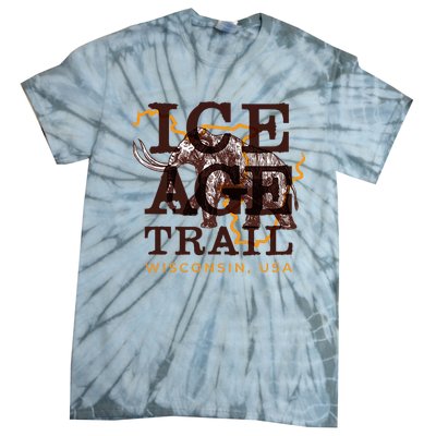 I.C.E A.G.E Trail Wisconsin Usa Tie-Dye T-Shirt