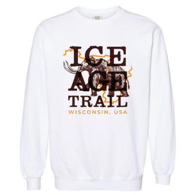 I.C.E A.G.E Trail Wisconsin Usa Garment-Dyed Sweatshirt