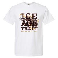 I.C.E A.G.E Trail Wisconsin Usa Garment-Dyed Heavyweight T-Shirt