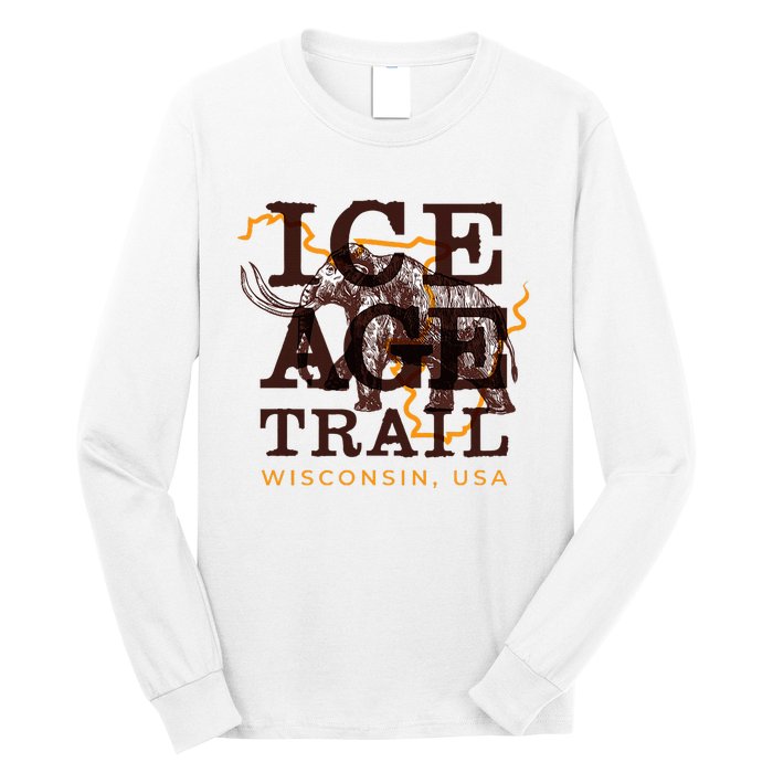 I.C.E A.G.E Trail Wisconsin Usa Long Sleeve Shirt