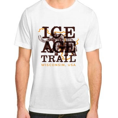 I.C.E A.G.E Trail Wisconsin Usa Adult ChromaSoft Performance T-Shirt