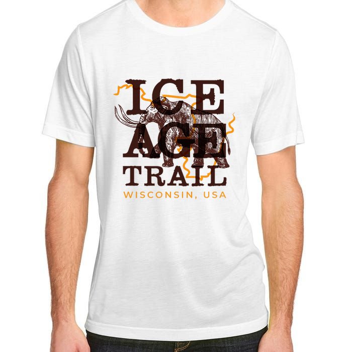 I.C.E A.G.E Trail Wisconsin Usa Adult ChromaSoft Performance T-Shirt