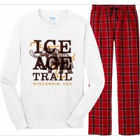 I.C.E A.G.E Trail Wisconsin Usa Long Sleeve Pajama Set