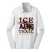 I.C.E A.G.E Trail Wisconsin Usa Silk Touch Performance Long Sleeve Polo