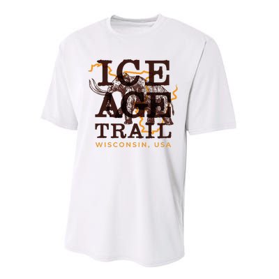 I.C.E A.G.E Trail Wisconsin Usa Performance Sprint T-Shirt