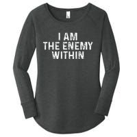 I Am The Enemy Within Simple Cute Women's Perfect Tri Tunic Long Sleeve Shirt