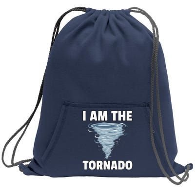 I Am The Storm Twister Tornado Hurricane Meteorologist Sweatshirt Cinch Pack Bag