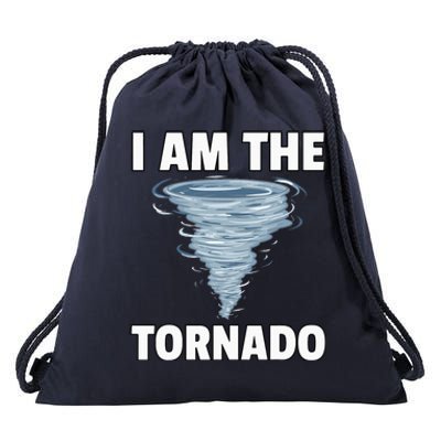 I Am The Storm Twister Tornado Hurricane Meteorologist Drawstring Bag