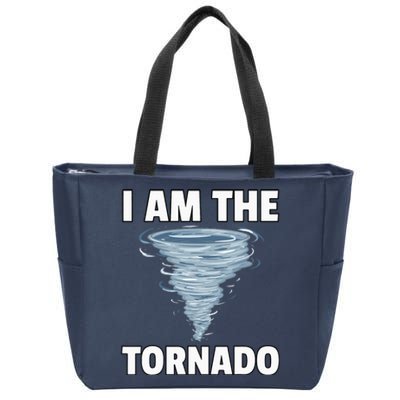 I Am The Storm Twister Tornado Hurricane Meteorologist Zip Tote Bag