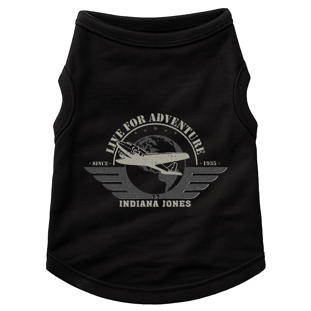 Indiana And The Temple Of Doom Aviation Badge Doggie Tank