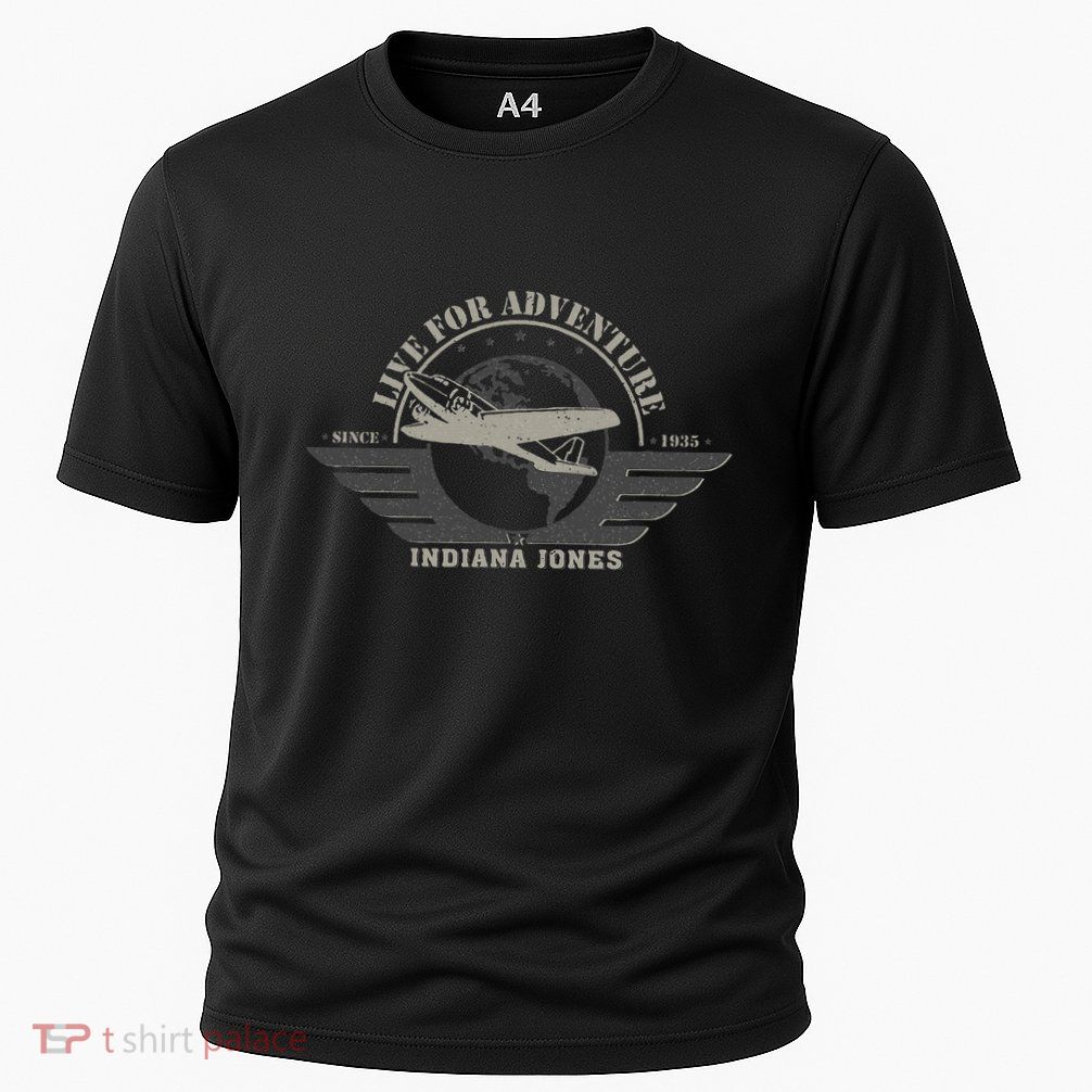 Indiana And The Temple Of Doom Aviation Badge Performance Shirt