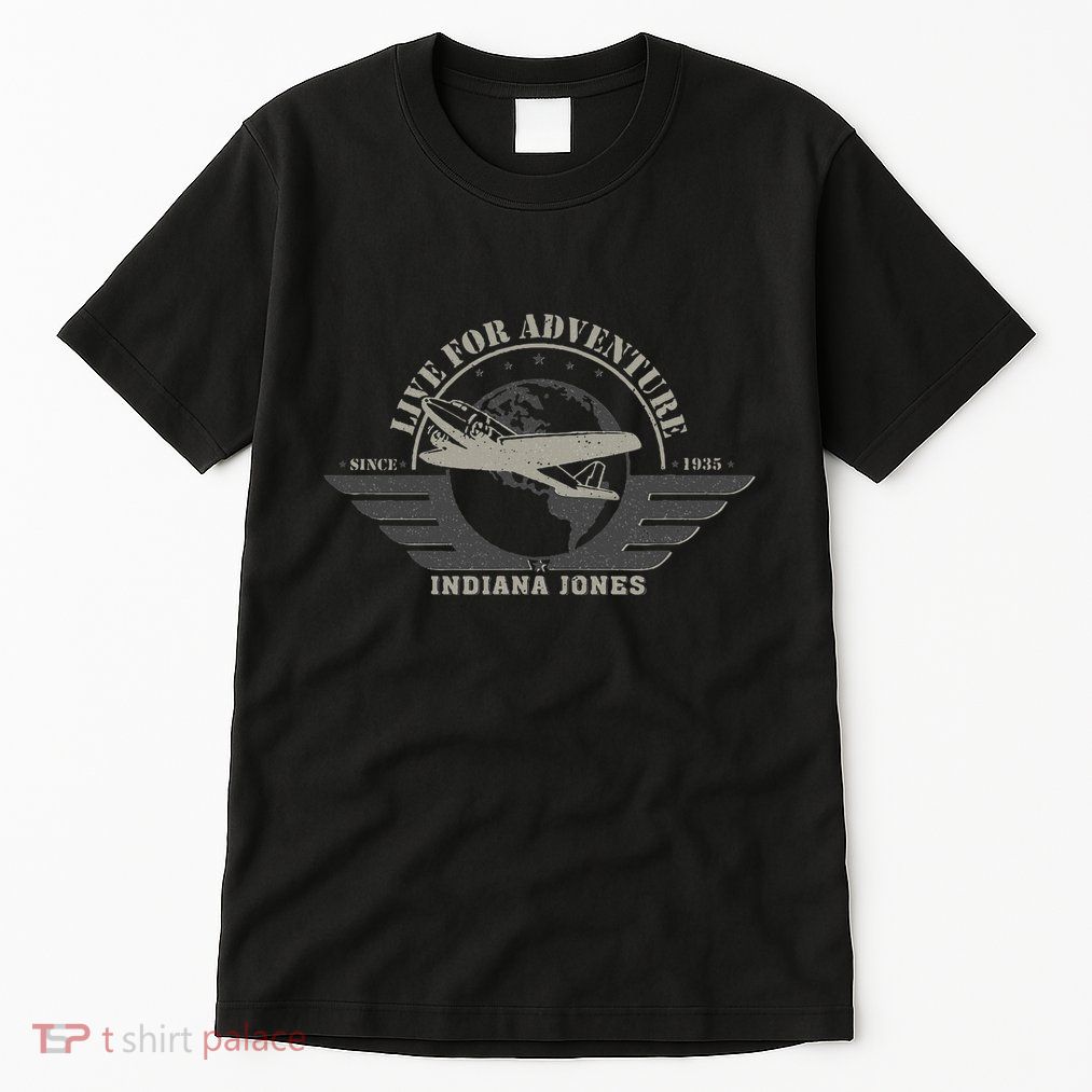 Indiana And The Temple Of Doom Aviation Badge Tall T-Shirt